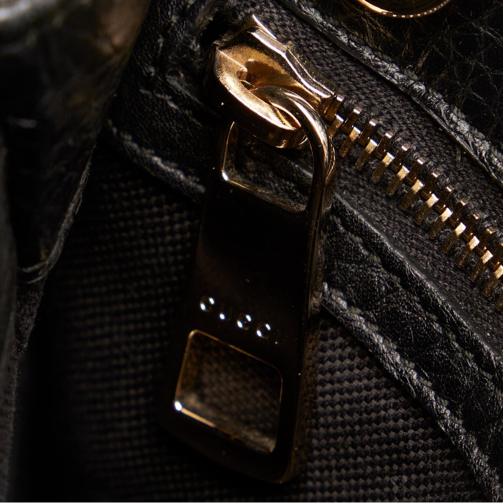 Gucci Bamboo Shopper Leather Handbag - Image 10