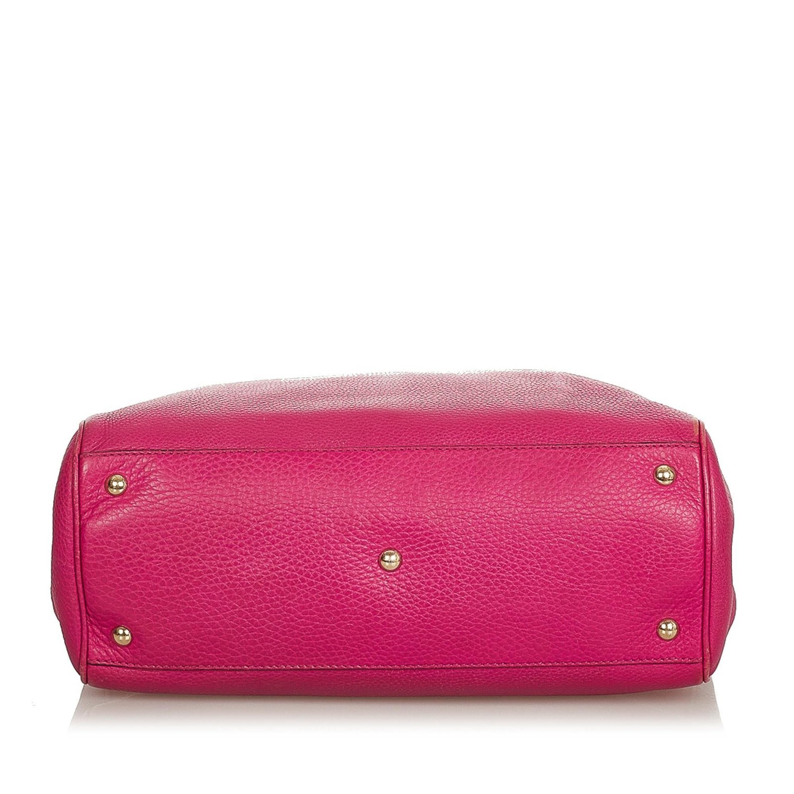 Gucci Bamboo Shopper Leather Satchel - Image 4