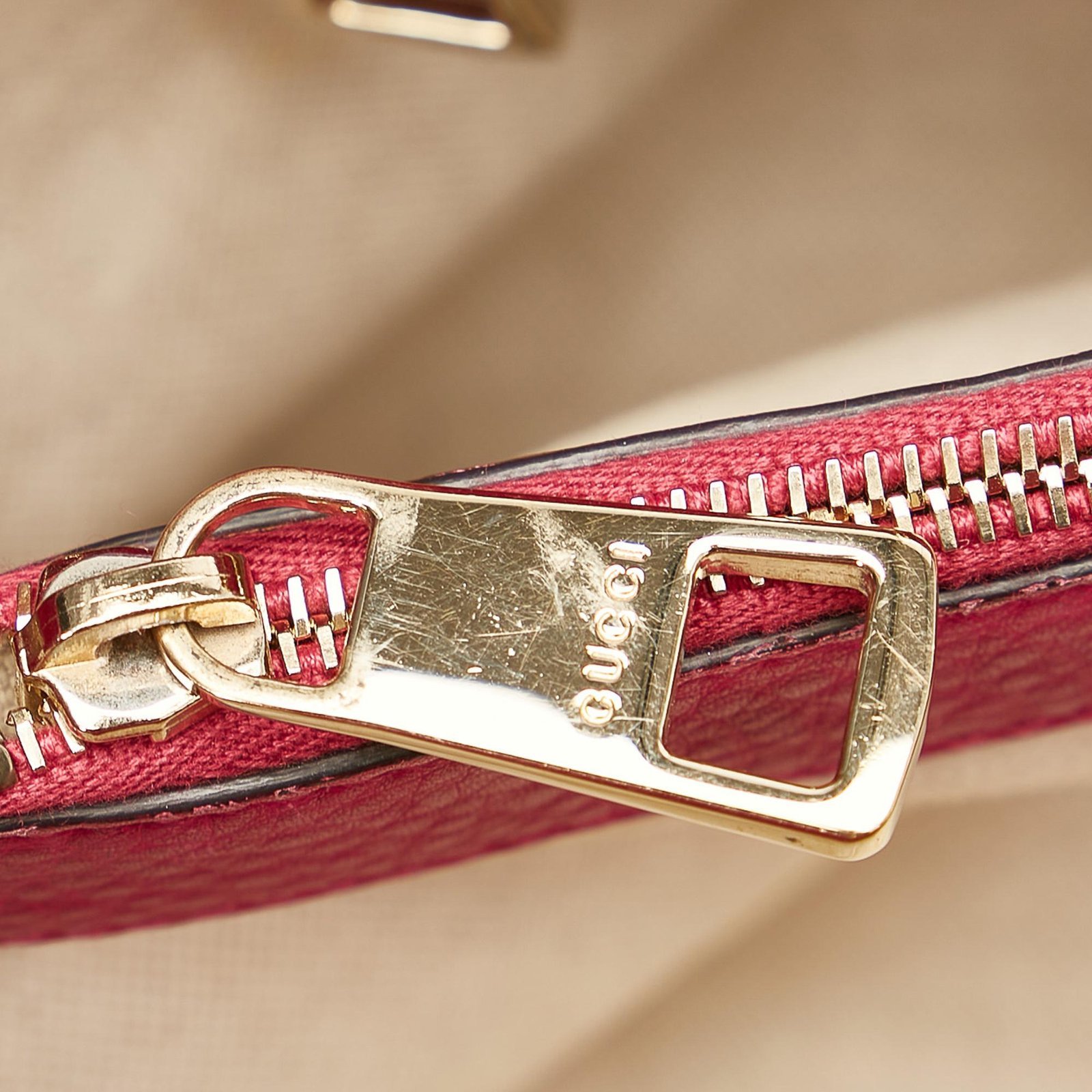 Gucci Bamboo Shopper Leather Satchel - Image 10