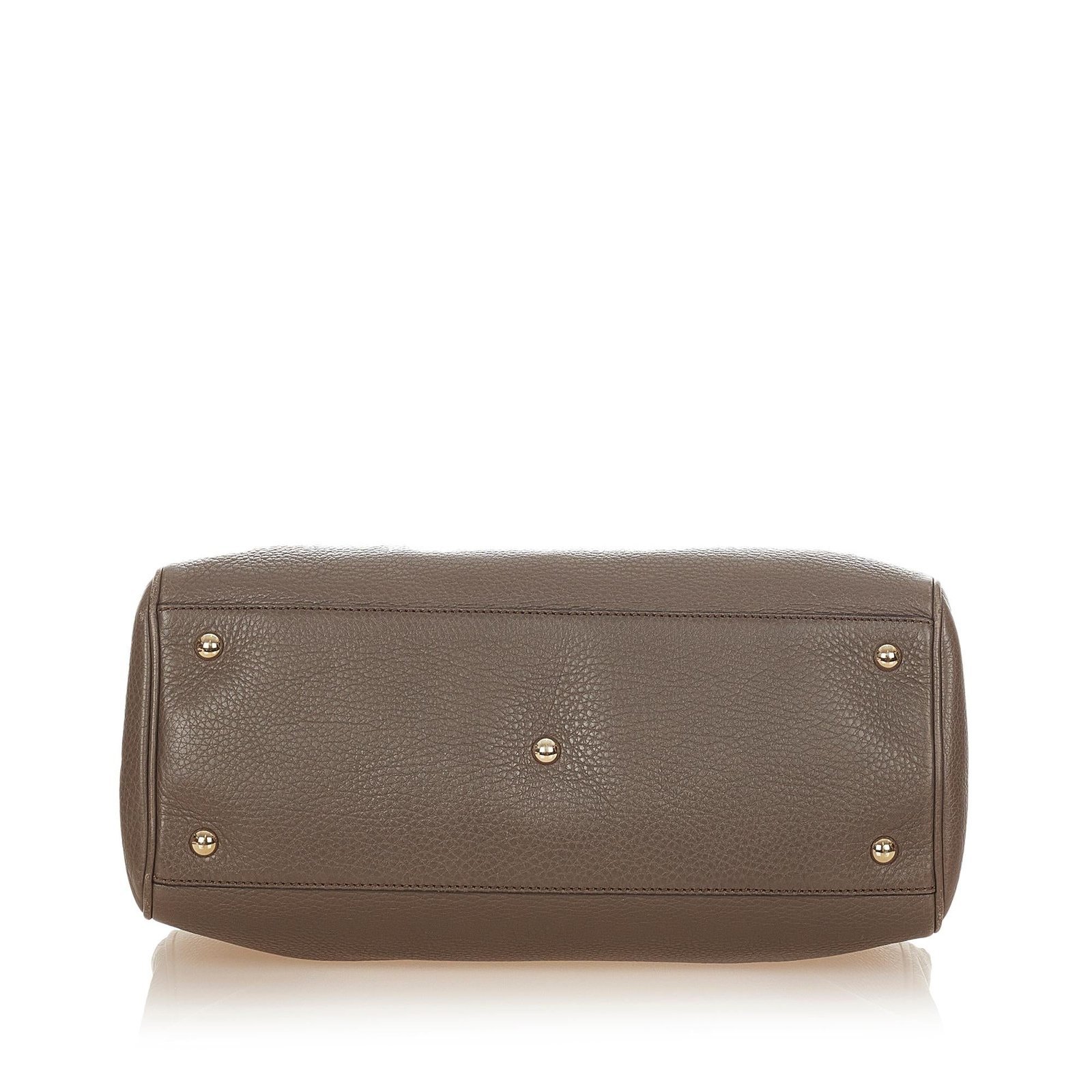 Gucci Bamboo Shopper Leather Satchel - Image 4