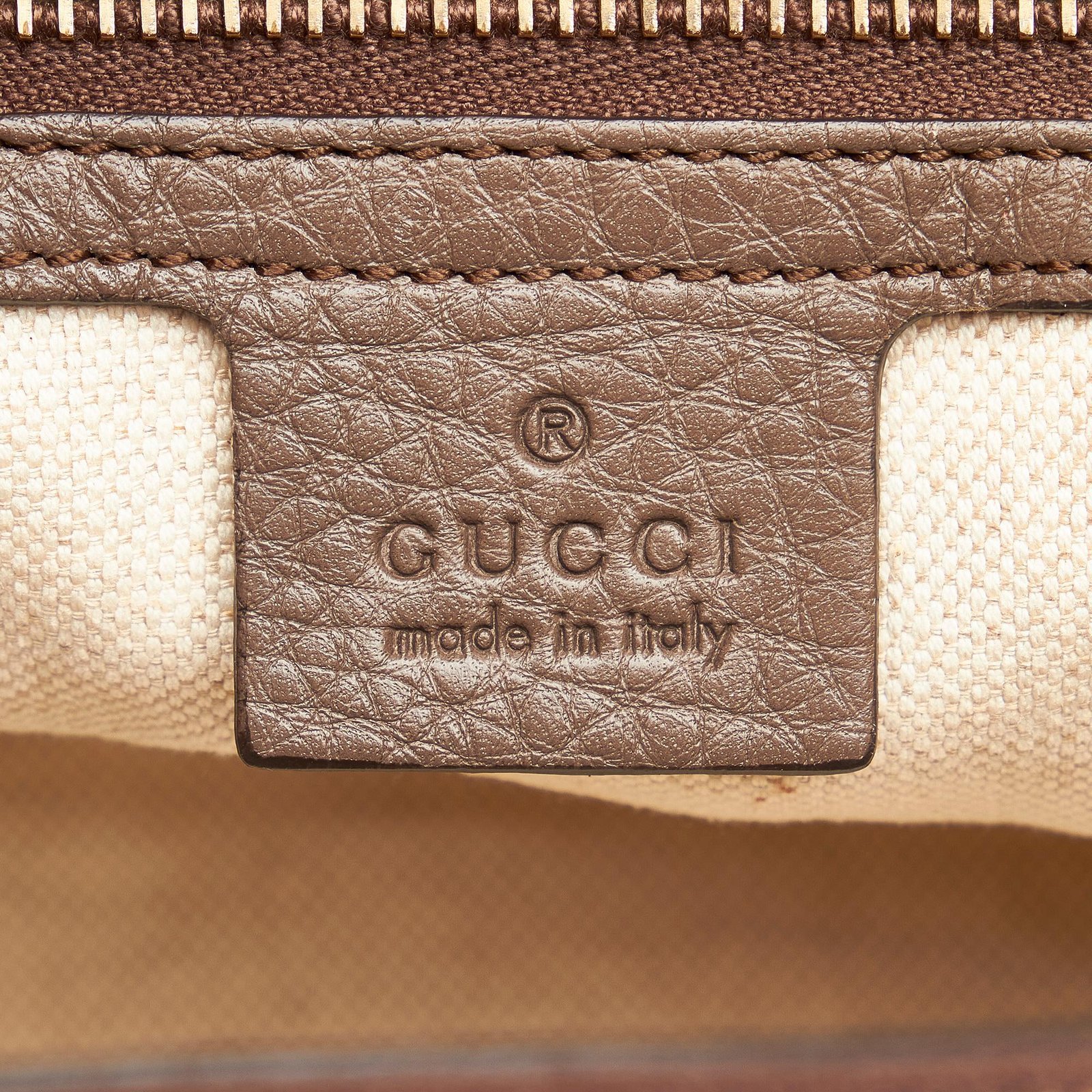 Gucci Bamboo Shopper Leather Satchel - Image 8