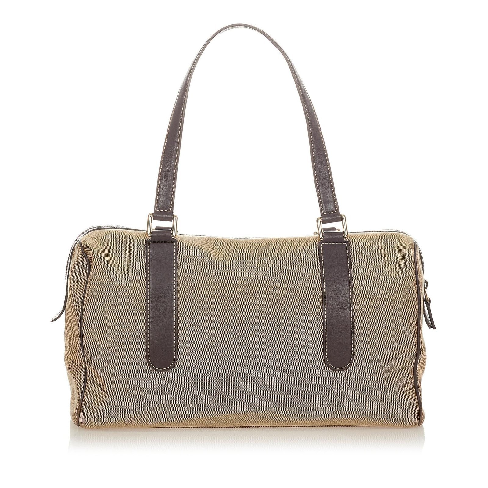 Gucci Canvas Boston Bag - Image 3