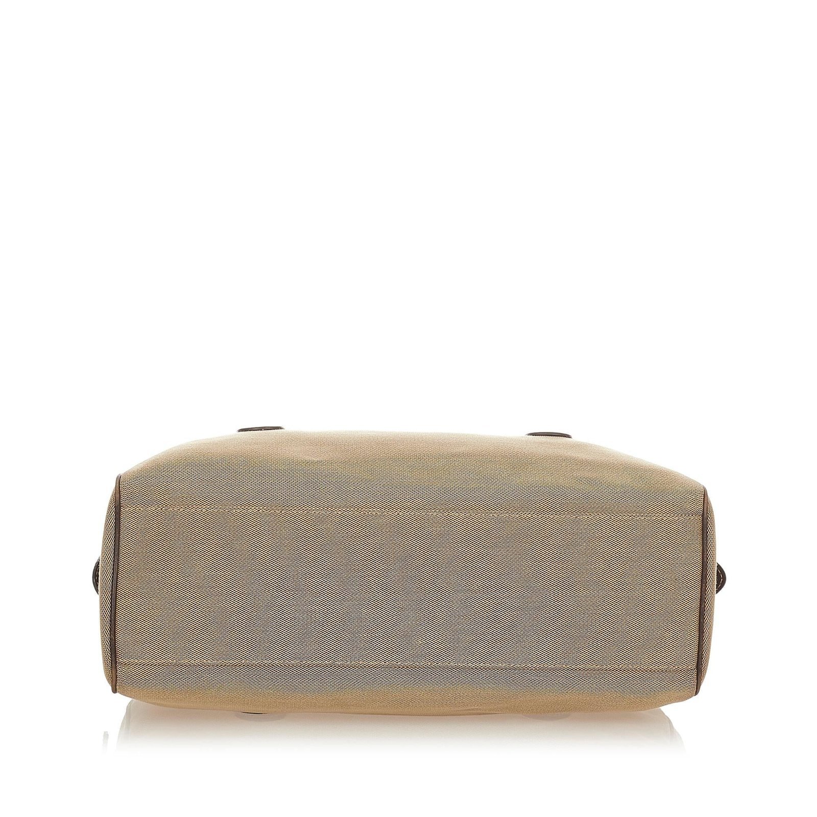 Gucci Canvas Boston Bag - Image 4