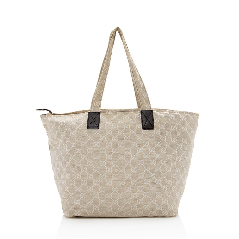 Gucci Canvas Museo Tote - Image 3