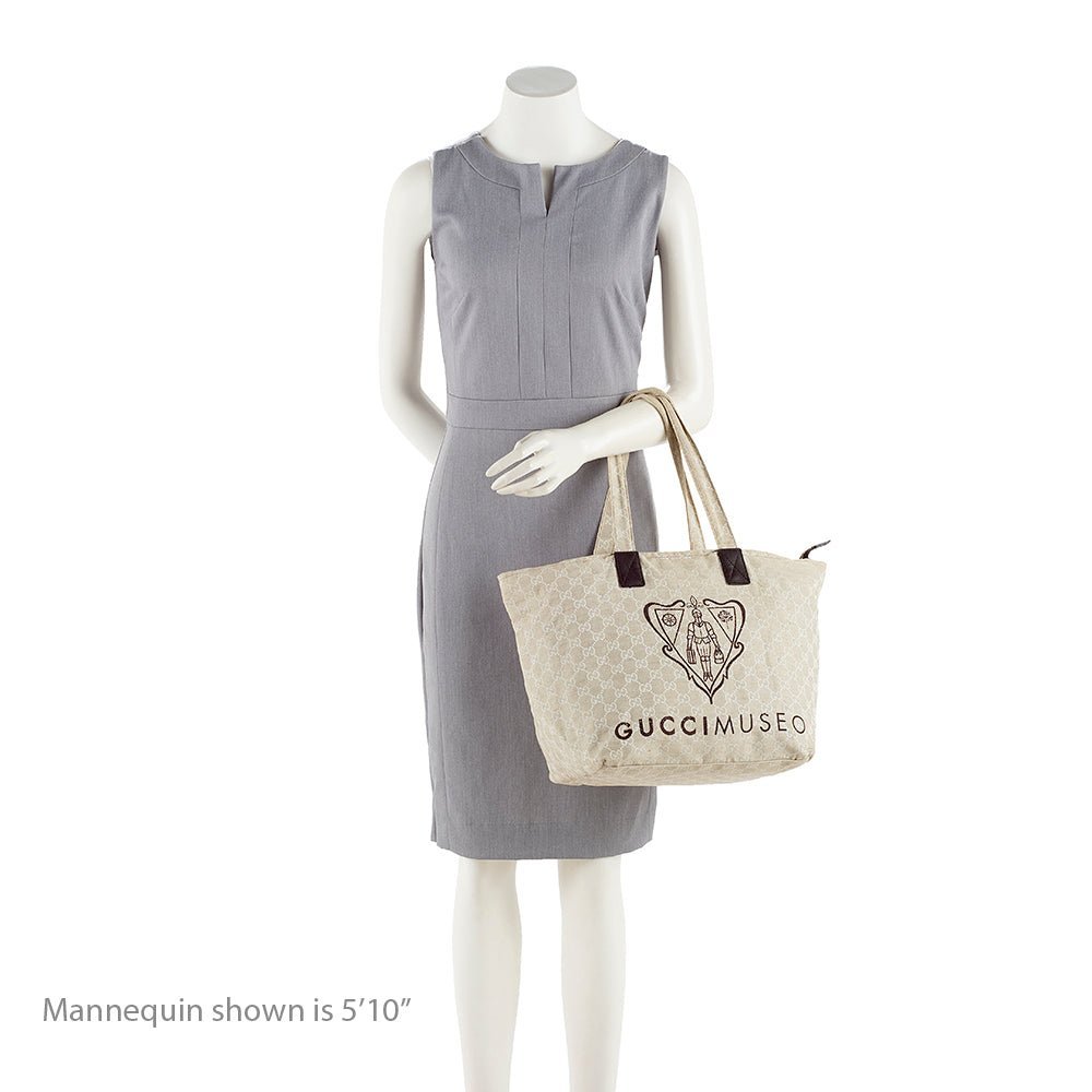 Gucci Canvas Museo Tote - Image 5