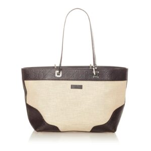 Gucci Canvas Tote Bag