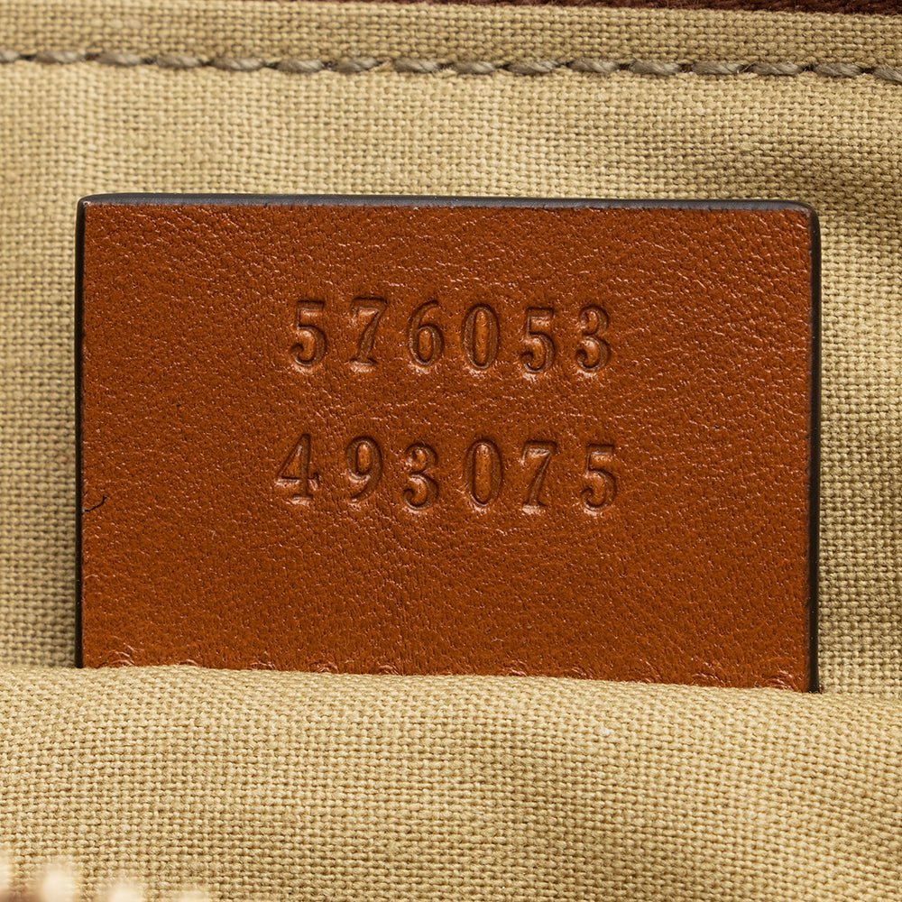 Gucci Canvas Vintage Web Wristlet - Image 4