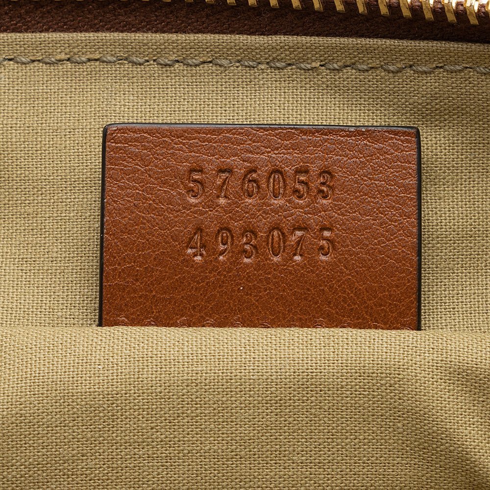 Gucci Canvas Vintage Web Wristlet - Image 4
