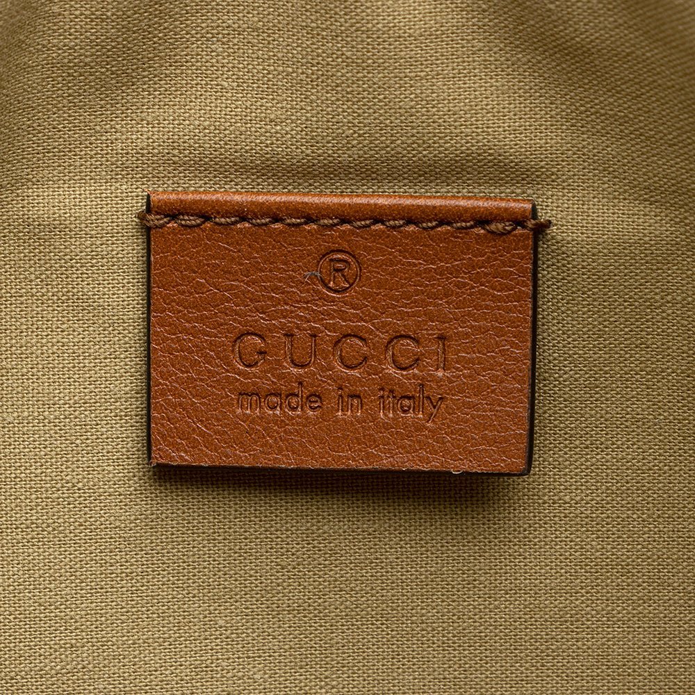 Gucci Canvas Vintage Web Wristlet - Image 6