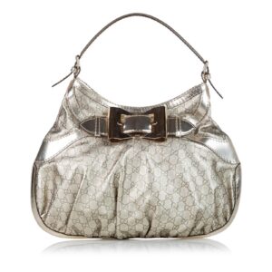 Gucci Dialux Queex Guccissima Metallic Hobo