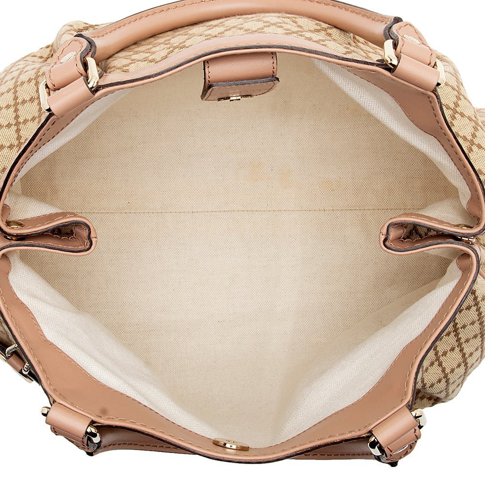 Gucci Diamante Canvas Sukey Medium Tote - Image 7