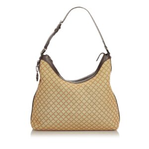 Gucci Diamante Charmy Canvas Shoulder Bag