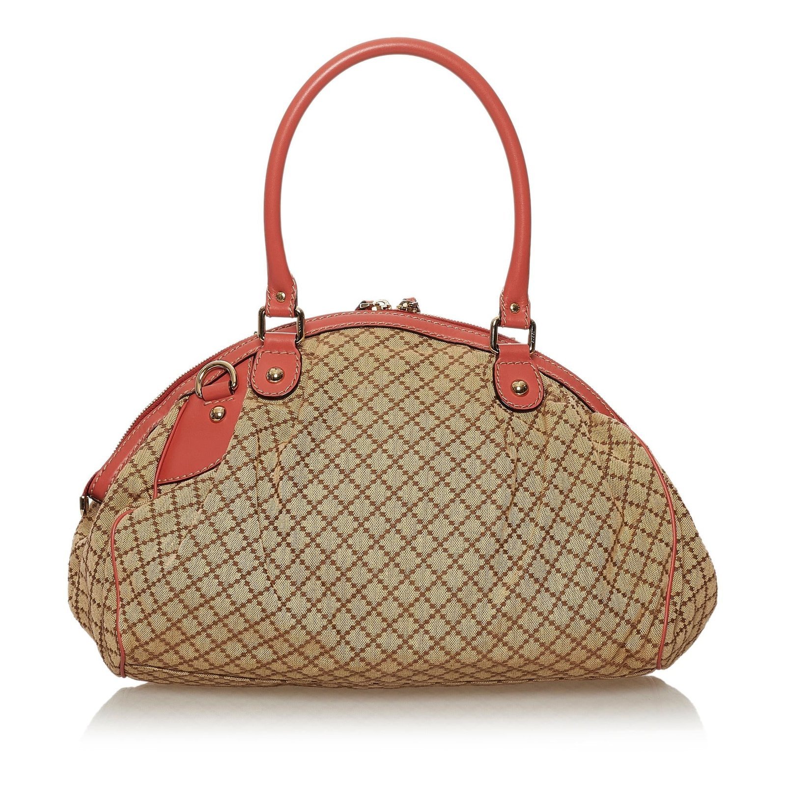 Gucci Diamante Sukey Canvas Satchel - Image 3