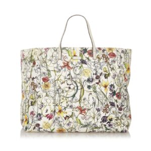 Gucci Flora Canvas Tote Bag