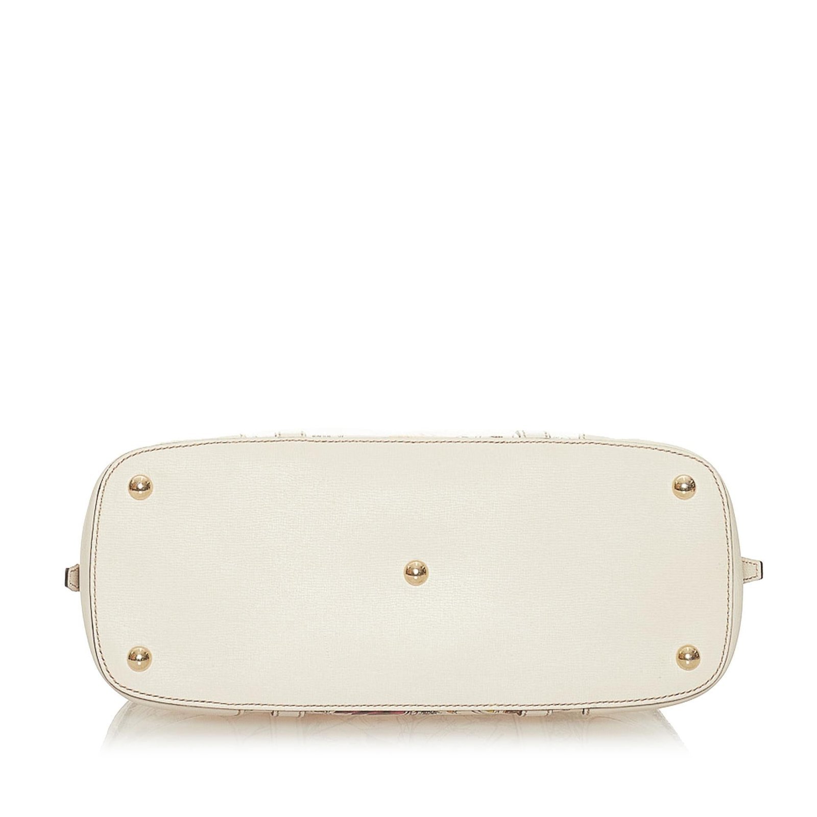 Gucci Flora Nice Coated Canvas Satchel - Image 4