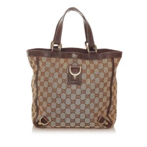 Gucci GG Canvas Abbey D-Ring Handbag