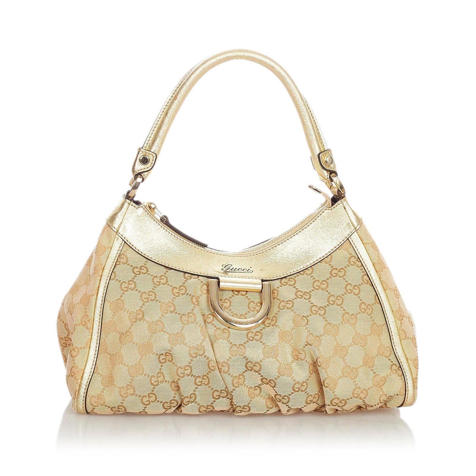 Gucci GG Canvas Abbey D-Ring Shoulder Bag