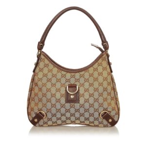 Gucci GG Canvas Abbey D-Ring Shoulder Bag