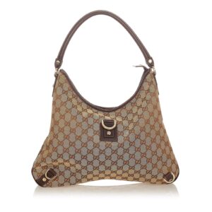 Gucci GG Canvas Abbey D-Ring Shoulder Bag