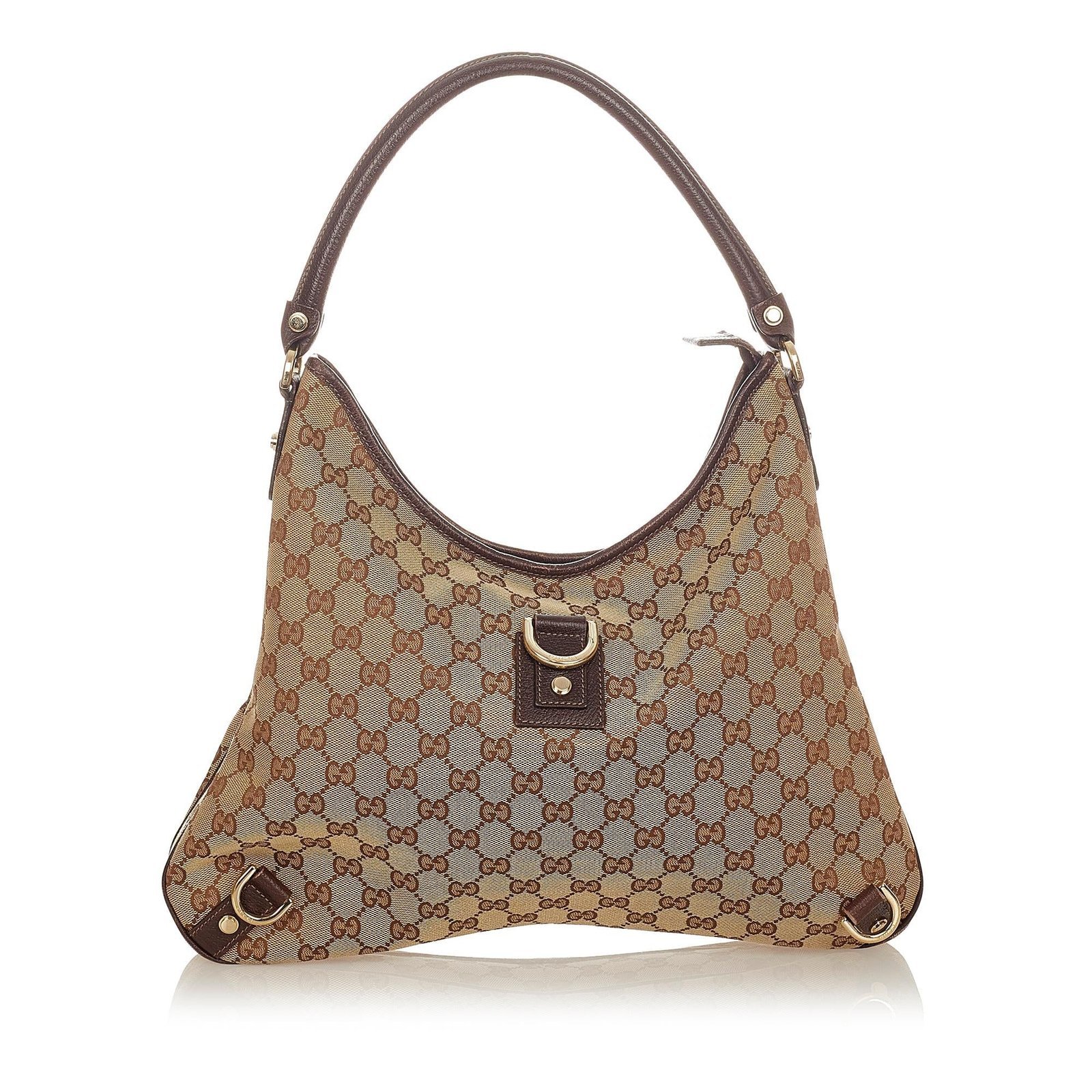 Gucci GG Canvas Abbey D-Ring Shoulder Bag