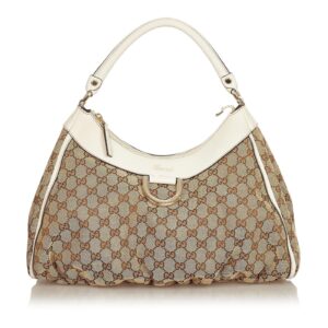 Gucci GG Canvas Abbey D-Ring Shoulder Bag