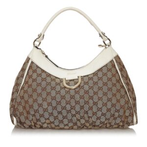 Gucci GG Canvas Abbey D-Ring Shoulder Bag