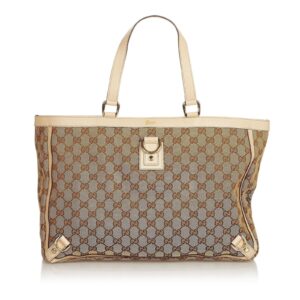 Gucci GG Canvas Abbey D- Ring Tote Bag