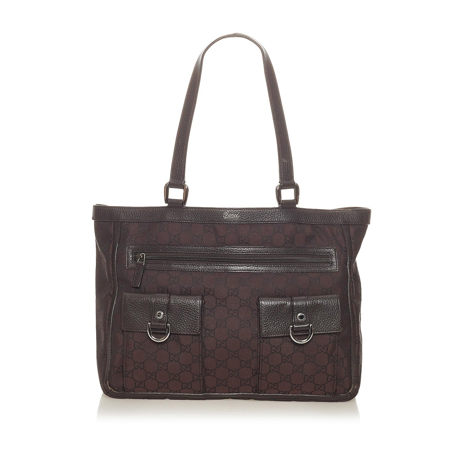 Gucci GG Canvas Abbey D Ring Tote Bag