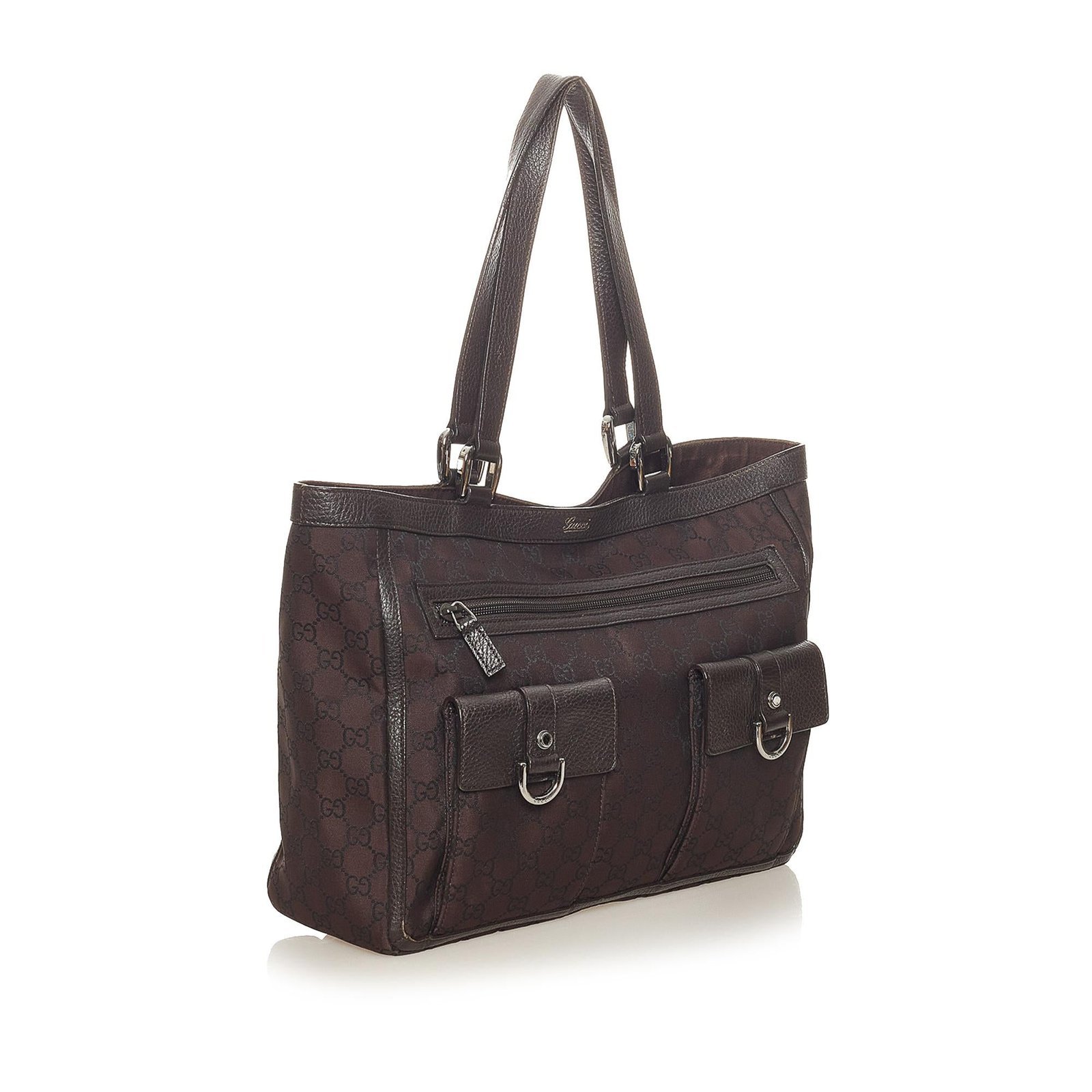 Gucci GG Canvas Abbey D Ring Tote Bag - Image 2