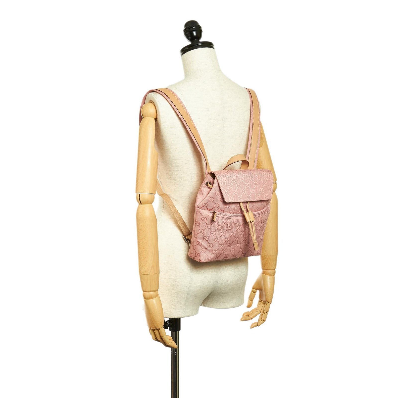 Gucci GG Canvas Backpack - Image 5