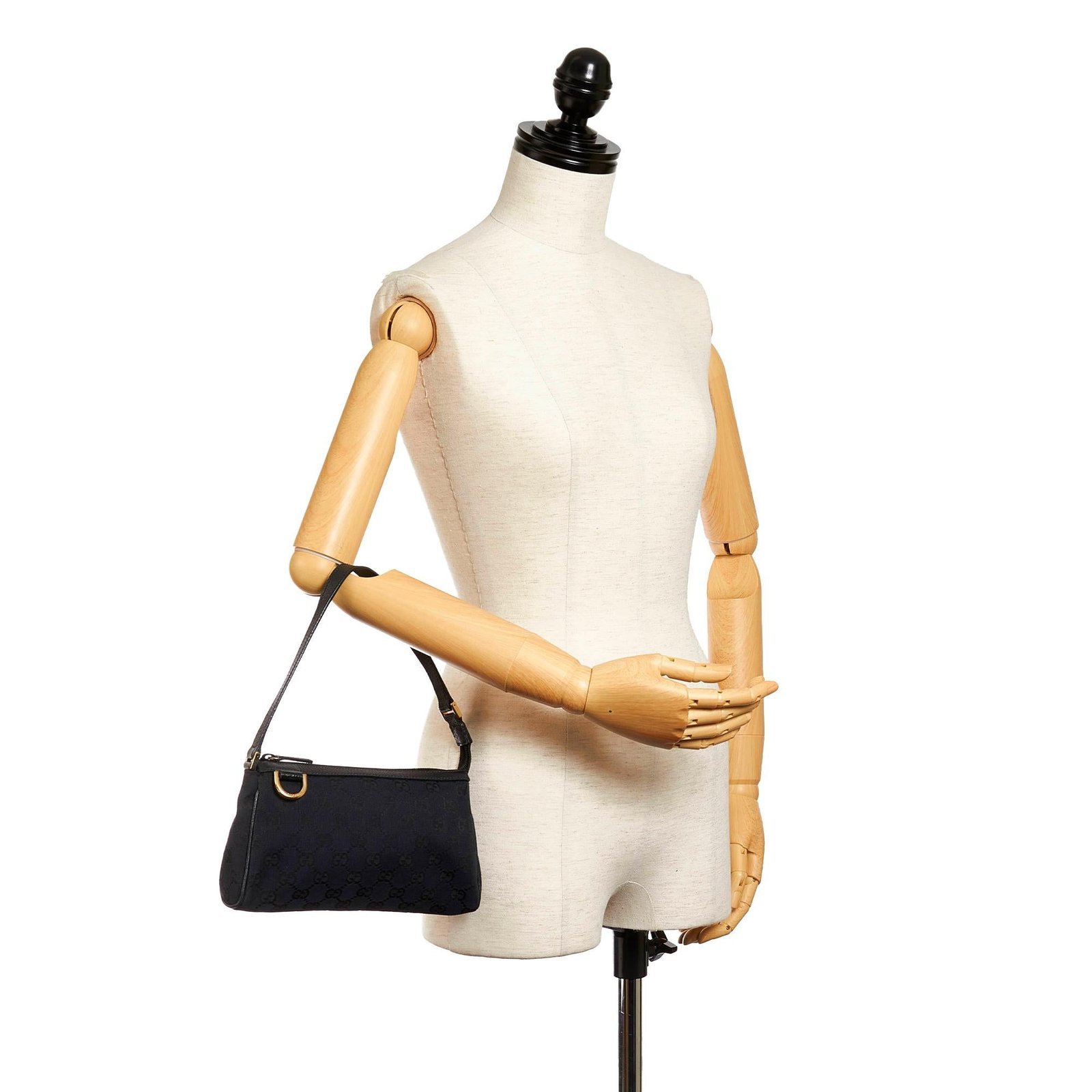 Gucci GG Canvas Baguette - Image 5