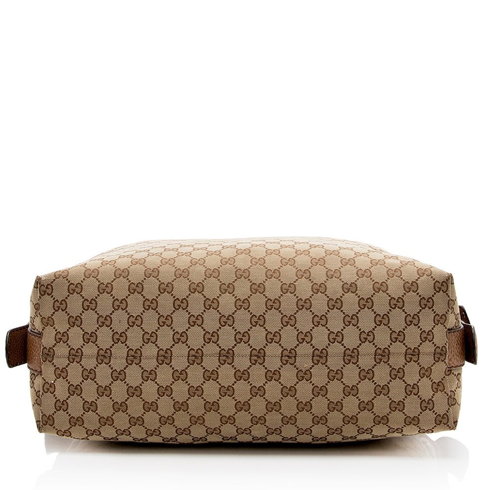 Gucci GG Canvas Bamboo Bar Large Tote - FINAL SALE - Image 4