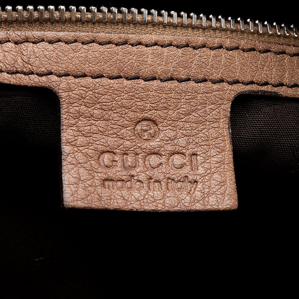 Gucci GG Canvas Bamboo Bar Medium Tote - FINAL SALE - Image 8