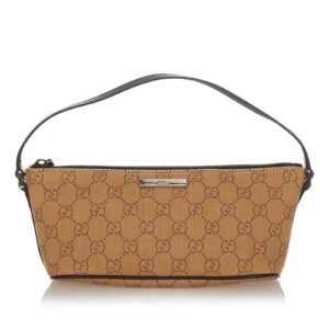 Gucci GG Canvas Boat Baguette