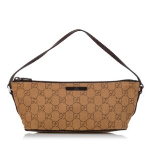 Gucci GG Canvas Boat Baguette