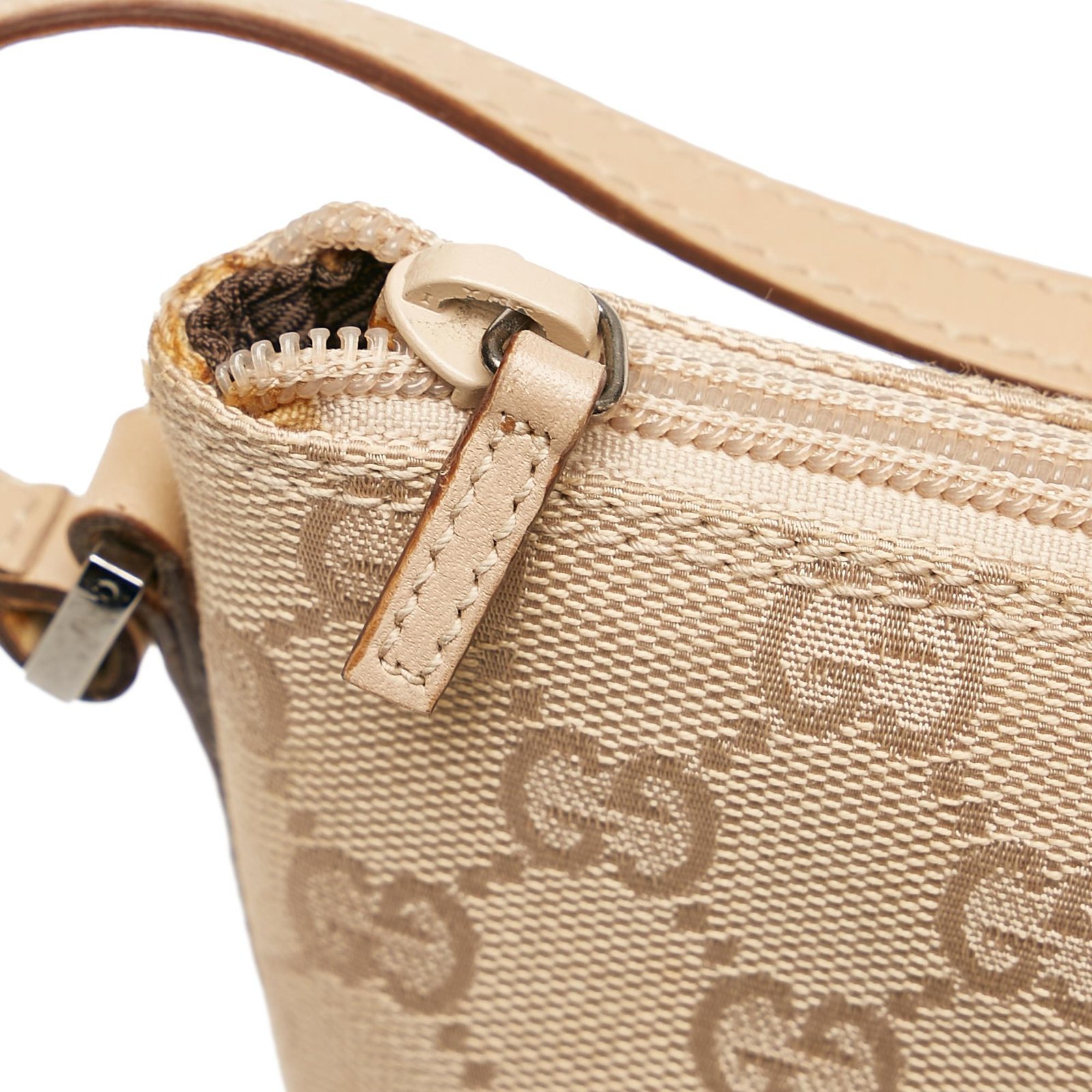 Gucci GG Canvas Boat Baguette - Image 9