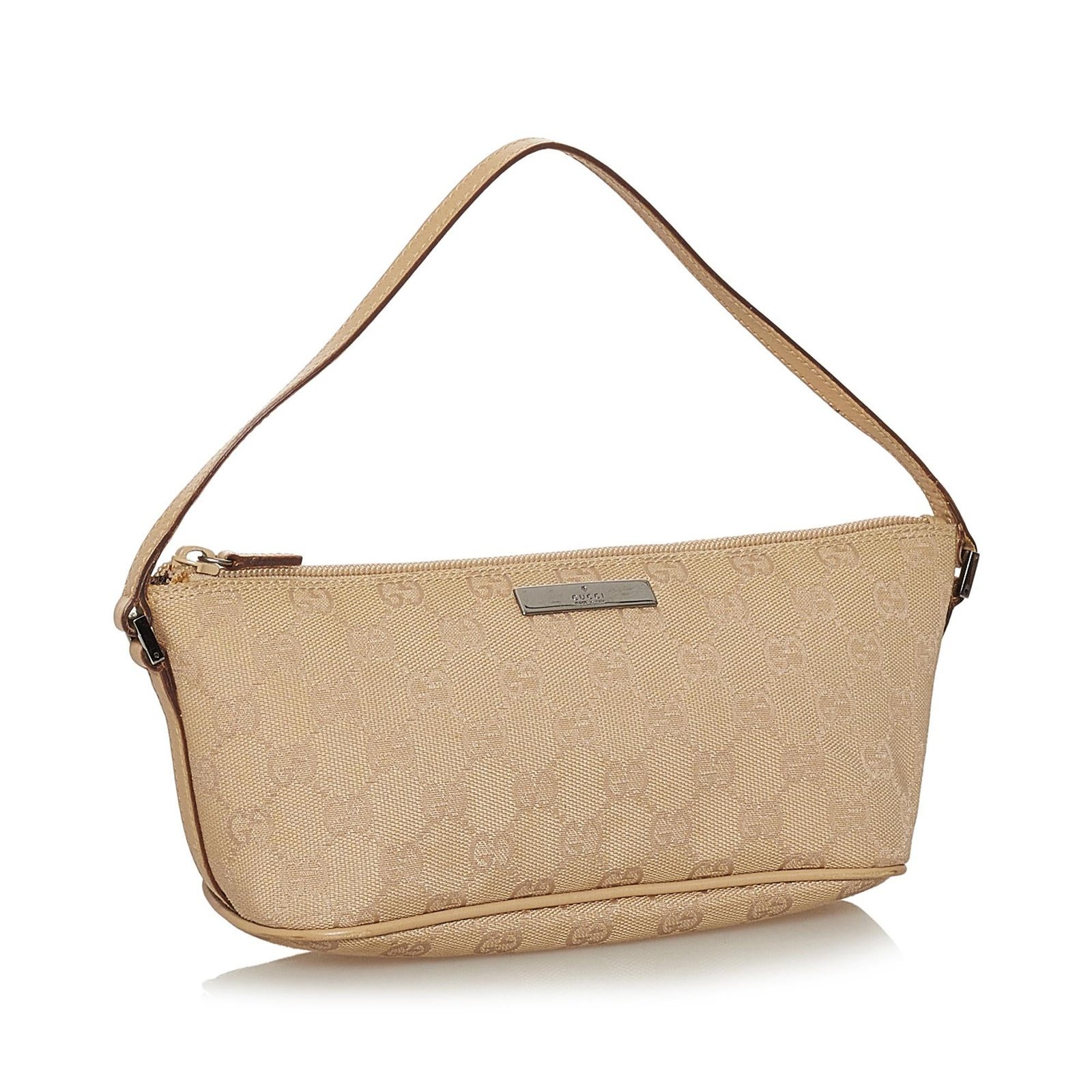 Gucci GG Canvas Boat Baguette - Image 2