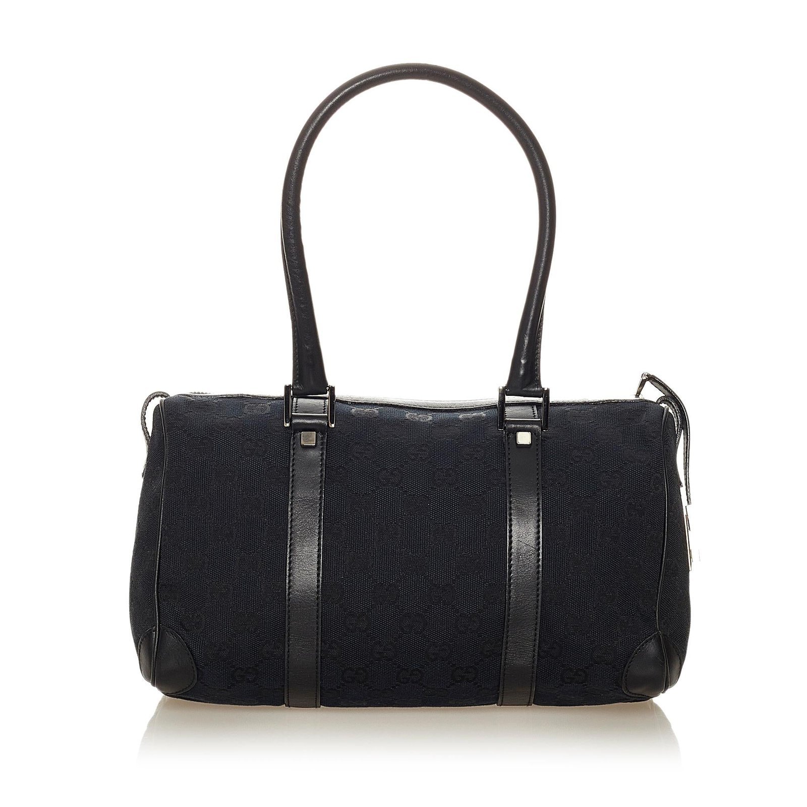 Gucci GG Canvas Boston Bag - Image 2