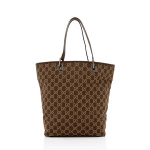 Gucci GG Canvas Bucket Large Tote