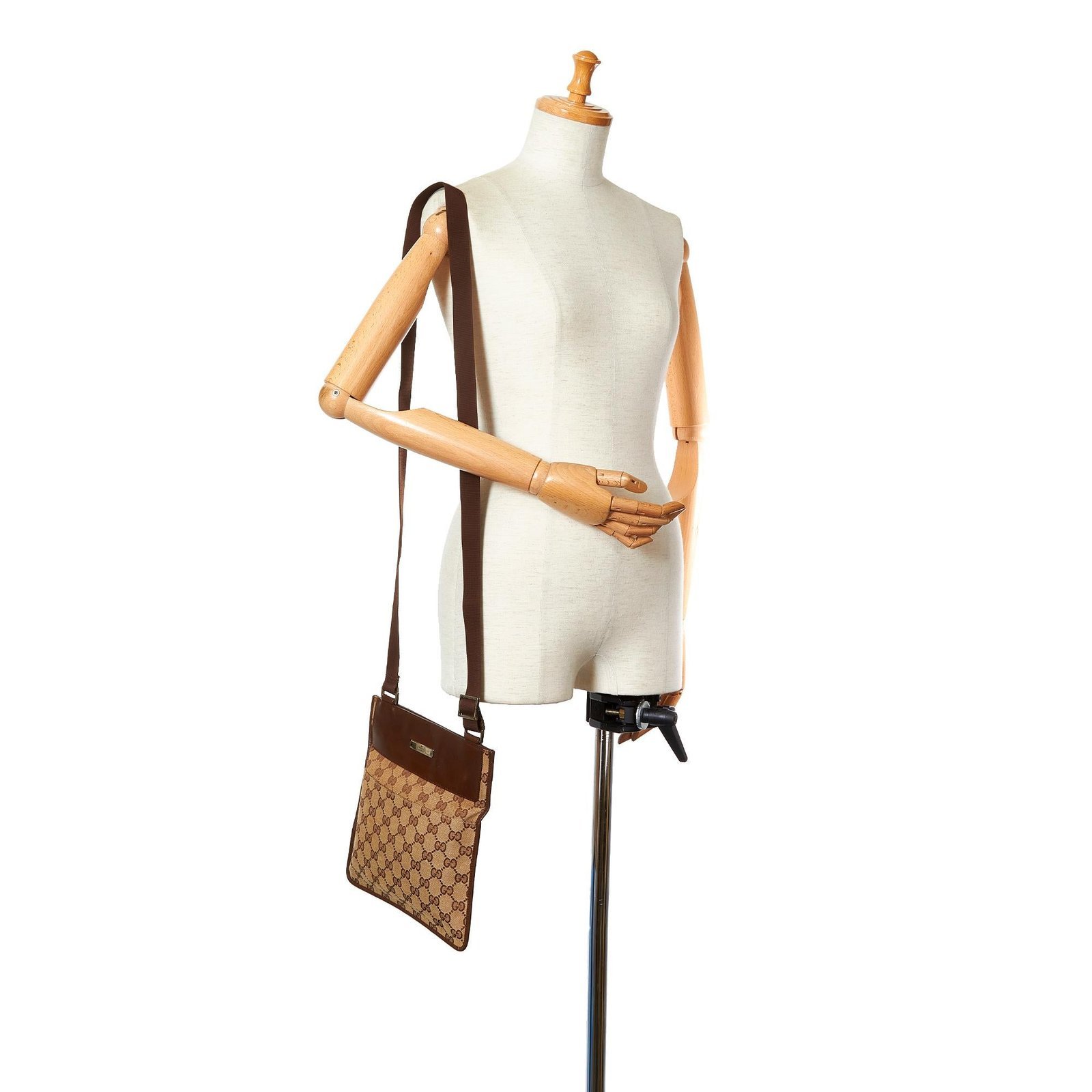 Gucci GG Canvas Crossbody Bag - Image 5