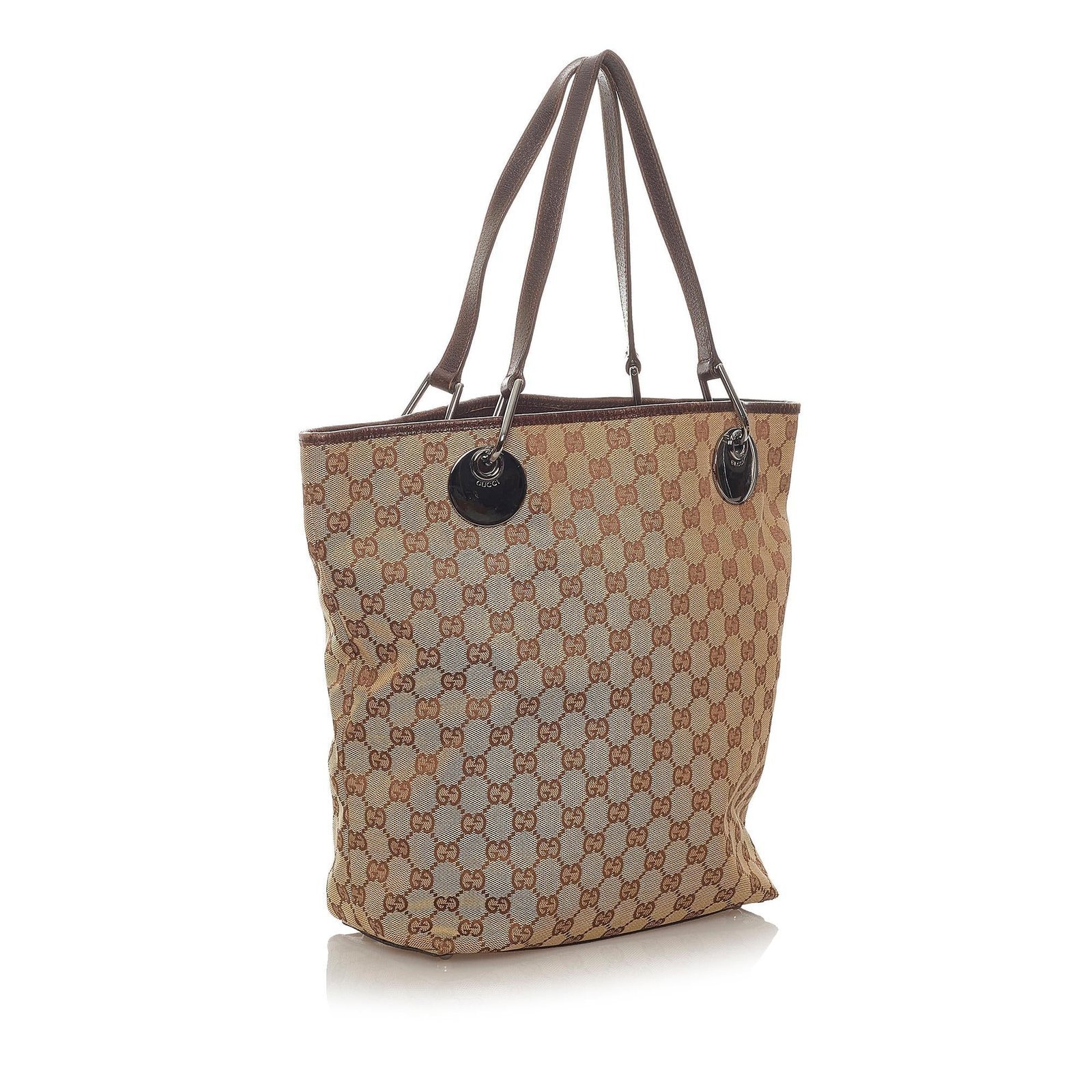 Gucci GG Canvas Eclipse Tote Bag - Image 2