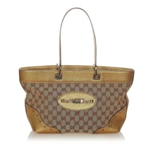 Gucci GG Canvas Punch Tote Bag