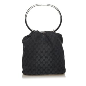 Gucci GG Canvas Ring Handle Handbag