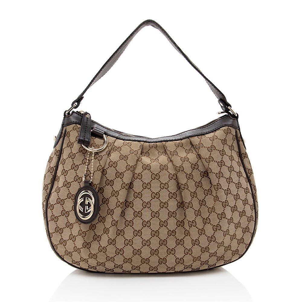 Gucci GG Canvas Sukey Hobo