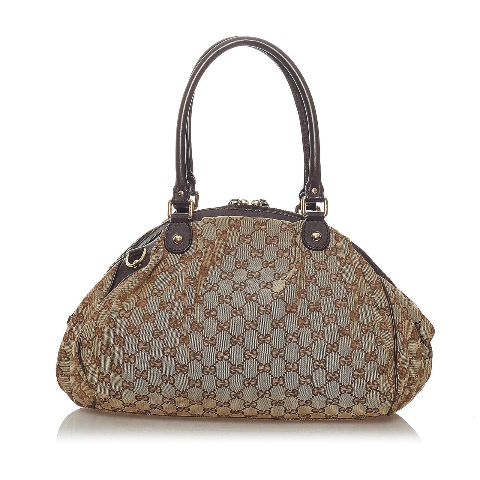 Gucci GG Canvas Sukey Satchel - Image 3