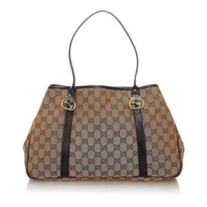 Gucci GG Canvas Twins Tote Bag