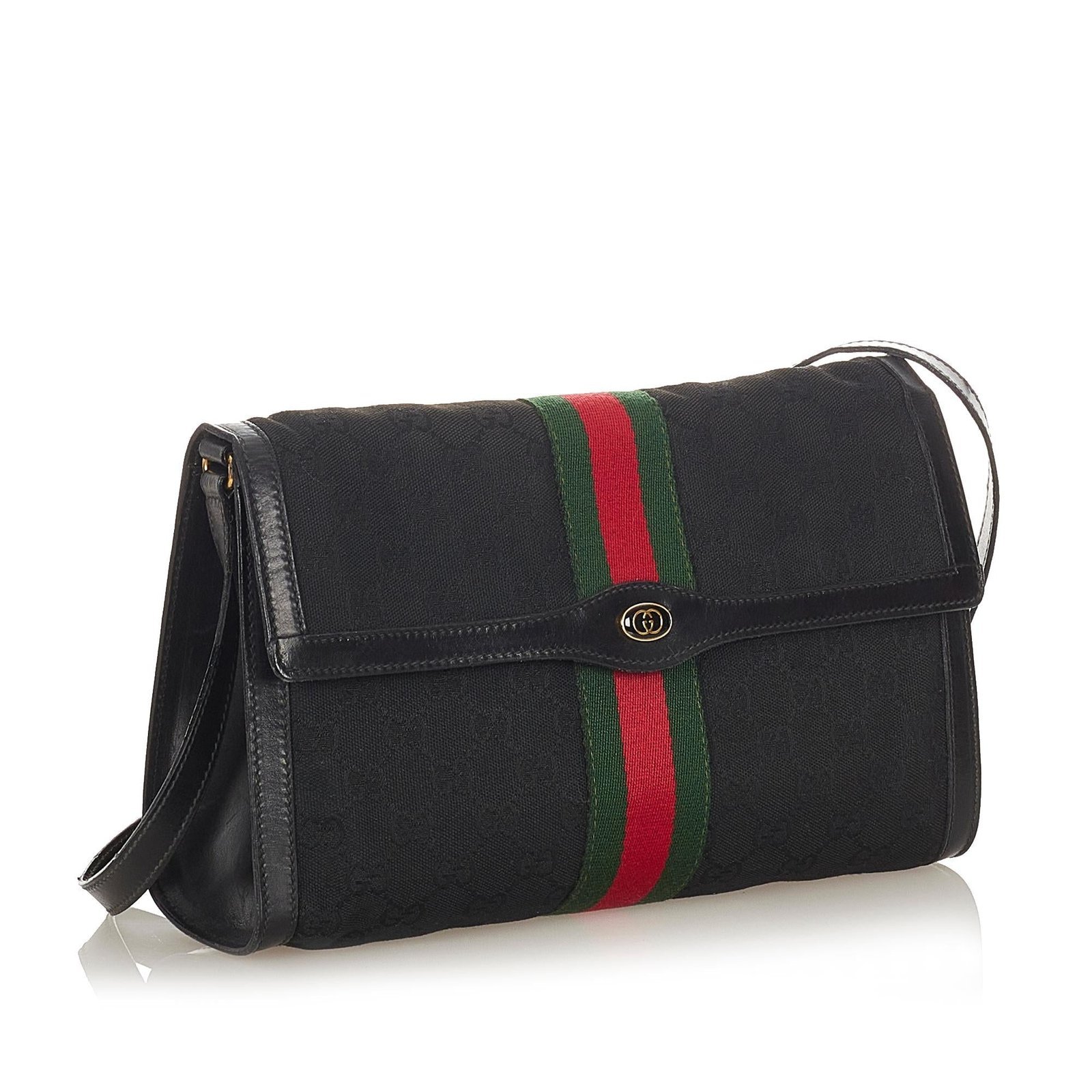 Gucci GG Canvas Web Crossbody Bag - Image 2