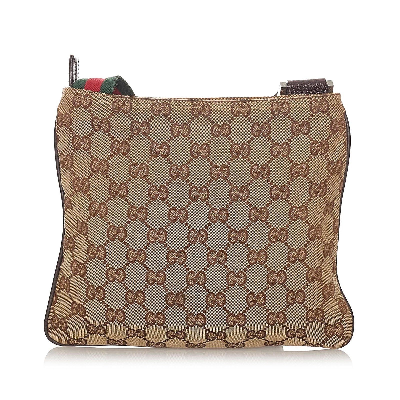 Gucci GG Canvas Web Crossbody Bag - Image 3