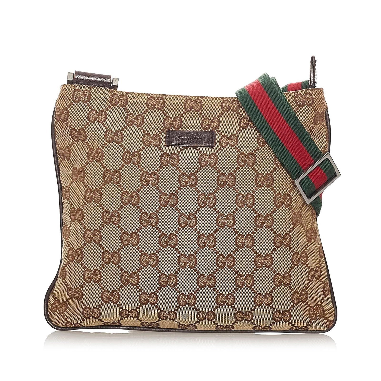 Gucci GG Canvas Web Crossbody Bag