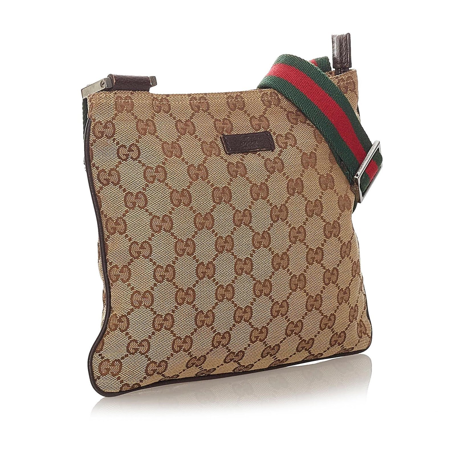 Gucci GG Canvas Web Crossbody Bag - Image 2